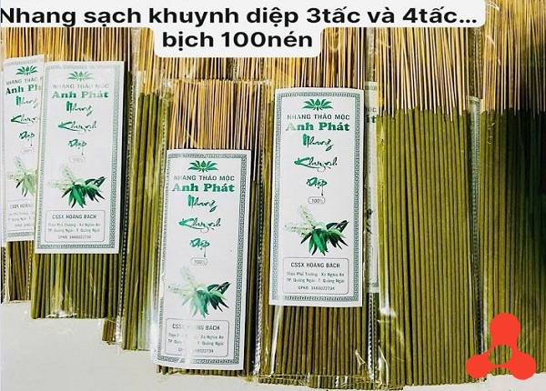 TÉP 100 NÉN NHANG KHUYNH DIỆP 4 TẤC