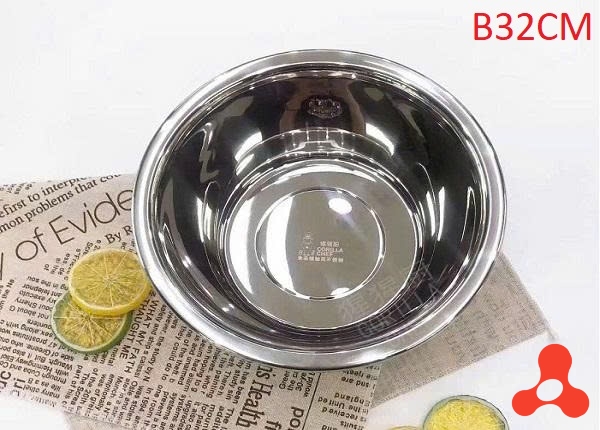 THAU INOX VIỀN LỚN 32CM MÃ B