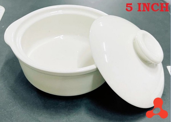 THỐ SỨ CHƯNG YẾN CÓ NẮP ĐẬY 11CM