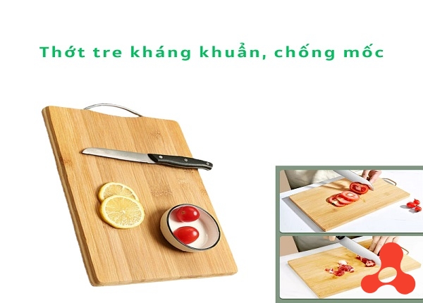 THỚT TRE KHÁNG KHUẨN CÓ QUAI XÁCH