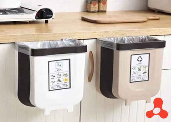 THÙNG RÁC GẤP GỌN THÔNG MINH TREO TỦ BẾP