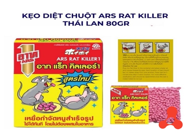 THUỐC DIỆT CHUỘT ARS RAT KILLER THÁI LAN