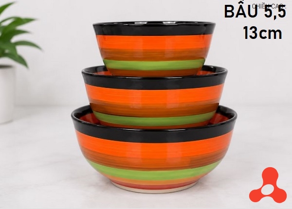 TÔ SỨ BẦU CẦU VỒNG SIZE 5,5 - 13CM (T72)