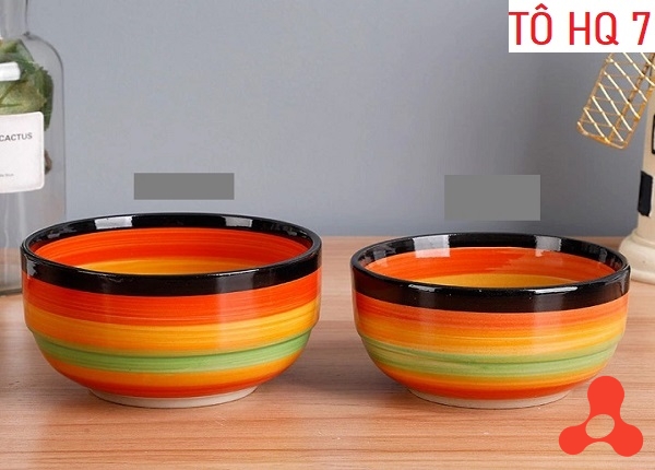 TÔ SỨ CẦU VỒNG HÀN QUỐC SIZE 7 (18CM)
