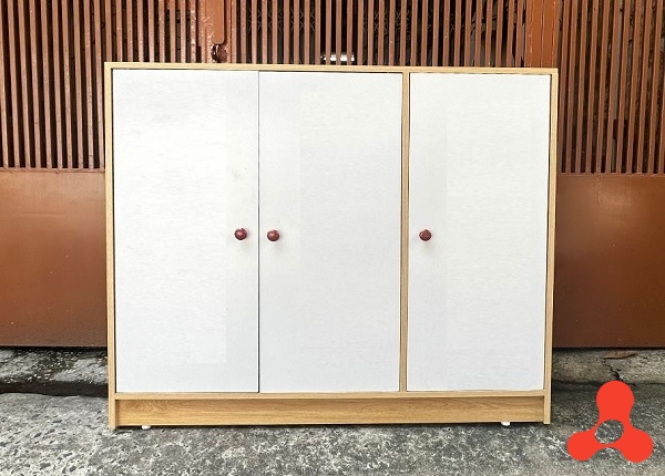 TỦ GIÀY GỖ MDF HIỆN ĐẠI 3 CÁNH (90x75x30cm)