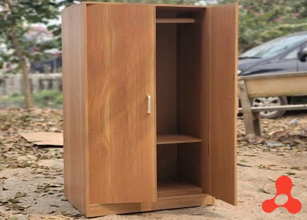 TỦ QUẦN ÁO 2 CÁNH LỚN GỖ MDF (120x60x40cm)