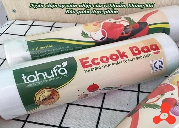 TÚI ĐỰNG THỰC PHẨM TỰ HỦY ECOOK BAD 30X20CM