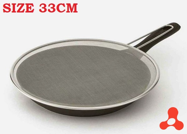 VỈ LƯỚI INOX 33CM CHẮN DẦU MỠ CHIÊN RÁN