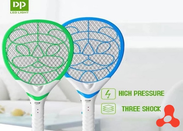 VỢT MUỖI CẦM TAY PIN SẠC DP-814B