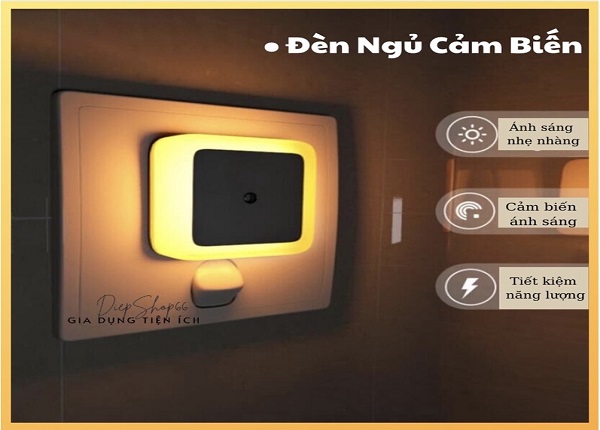 Đèn ngủ cảm biến ánh sáng